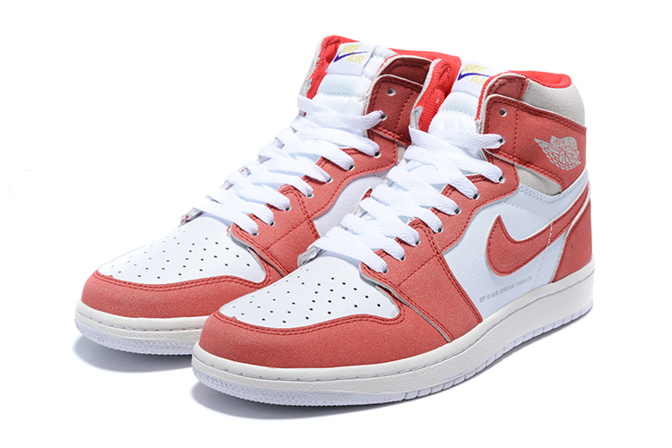 2020 Air Jordan 1 Retro White Reddish Orange